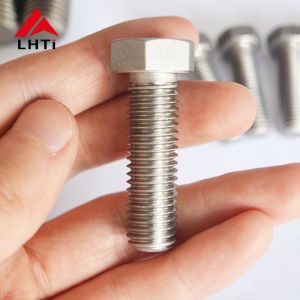 Grade 2 DIN933 Titanium Bolts Nuts , M8 M10 M12 Titanium Hexagonal Head Bolt