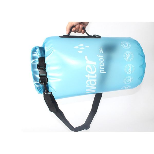Lightweight PVC Waterproof Dry Bag Backpacking Silk Screen Printed