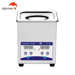 60W FCC Touch Key Jewelry Ultrasonic Cleaner 40khz Skymen With Heater Timer