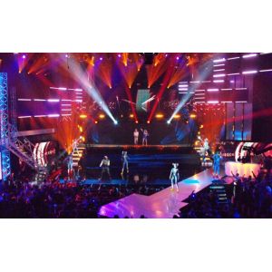 Pepper Ghost Projection Hologram Foil 3D Transparent Holographic Foil