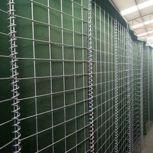 Military Hesco barrier hot dipped galvanized welded gabion for flood control