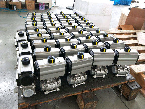 90 DEGREE PNEUMATIC ROTARY ACTUATOR FOR BALL VALVES AND BUTTREFLY VALVE