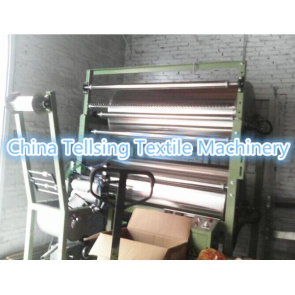 dual-cylinder ironing machine for pressing and setting elastic webbing ribbon