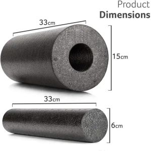 High Density Smooth Surface 2 in 1 Yoga Muscle Massage EPP Foam Roller Set