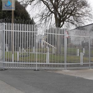 Decorative Steel Palisade Fencing Easy Installation Heavy Duty Anti Climb