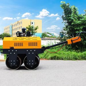 Wholesale Fast Delivery Mini Walk Behind Vibratory Road Roller 0.5ton Compactor Road Roller for Construction Industries from china suppliers