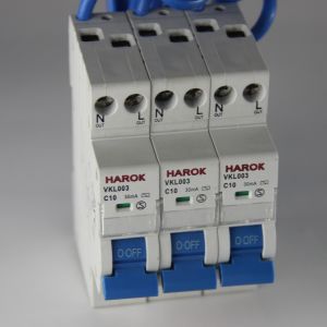 VKL003 Thermal Magnetic GFCI Circuit Breaker With Indicator Light