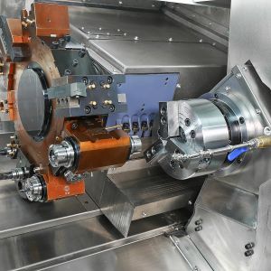 Sub Spindle High Accuracy Milling And Turning Machine With 4000rpm Live Tool
