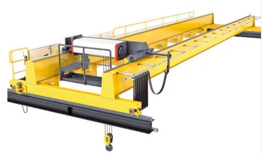 10Tons Beam Steel Box Type Double Girder Overhead Travelling Crane Indoor
