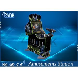 Coin Operated 42 Inch Amusement Park Aliens Shooting Arcade Machines