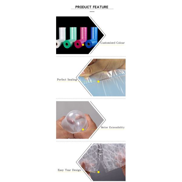 Waterproof Air Packing Bubble Wrap Width 400mm Lightweight Inflatable