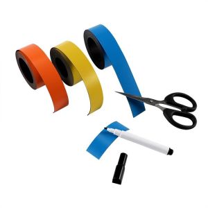 Colorful PVC Custom Printed Magnetic Labels For Whiteboards Erasable