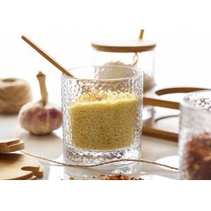 215ml Clear Wide Mouth Glass Canning Jars Cylindrical Shape OEM Service