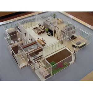Interior House Plan 3D Model , Commercial Architectural Home Design 3d Models