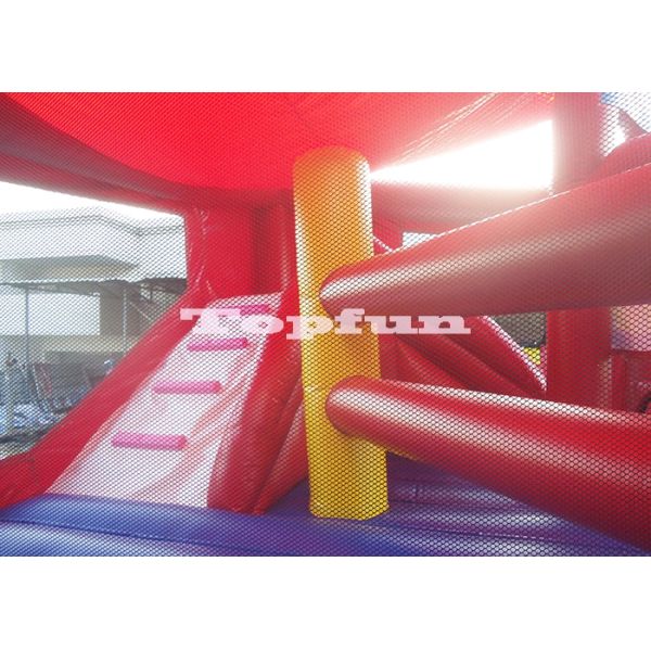 Disneyland Inflatable Jumping Castle / Fantastic Micky House With Slide