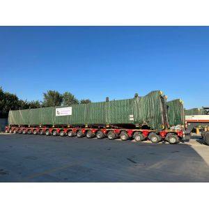 Customized 300Tons Multi Axle Hydraulic Steering Module Semi-Trailer For Heavy