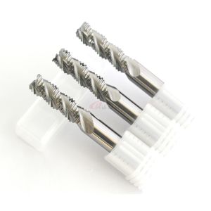 Wholesale 13/32&quot; 3/4&quot; 3/8&quot; Carbide Roughing End Mill For 6061 Aluminum 10mm Extra Long from china suppliers