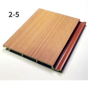 Recycled WPC Wood Cladding Composite Slatted Cladding Board Various Colors