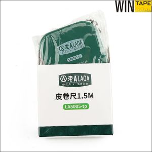 Fiberglass Keyring Tape Measure , Customized Measuring Tape With Button Control