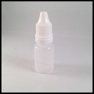 E Liquid 10ml LDPE PE E Liquid Bottles With Child Resist Cap Acid Base