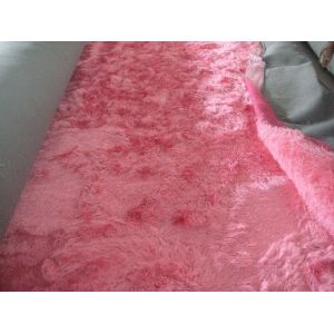 9cm Long Big size 4x20m/4x25m Microfiber mixed with Polyester Silk Plain Shaggy