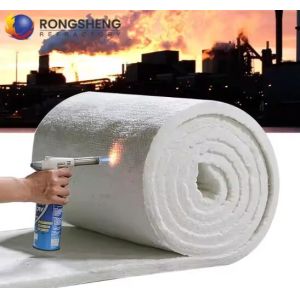 High Temperature Insulation Wool Ceramic Fiber Blanket Bulk 1260c 50mm 25mm