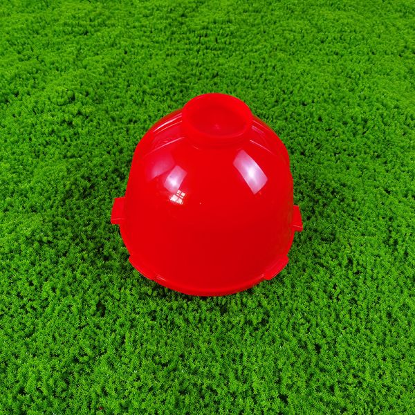 Anti Drip Red Plastic Rooster Drinking Devices Drinking Troughs Easy Installation Long Lasting