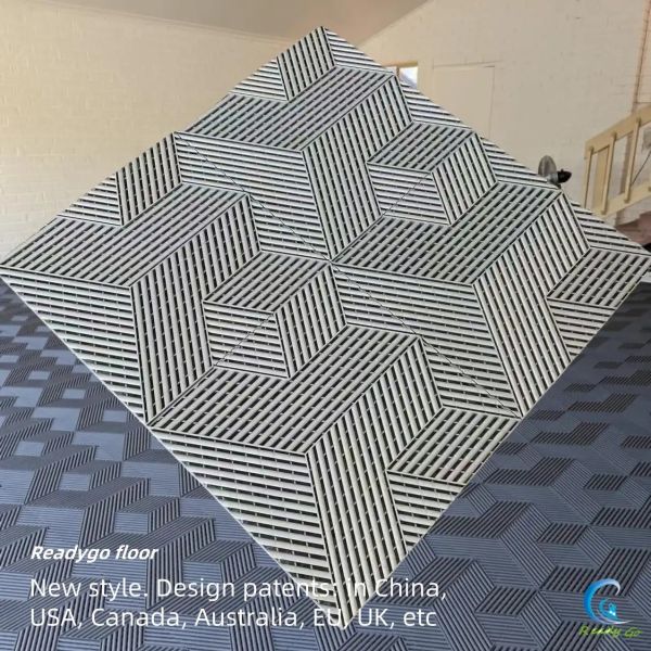 400 Mm * 400 Mm Interlocking Modular Floor Tiles Temperature Range 22°F To 248°F