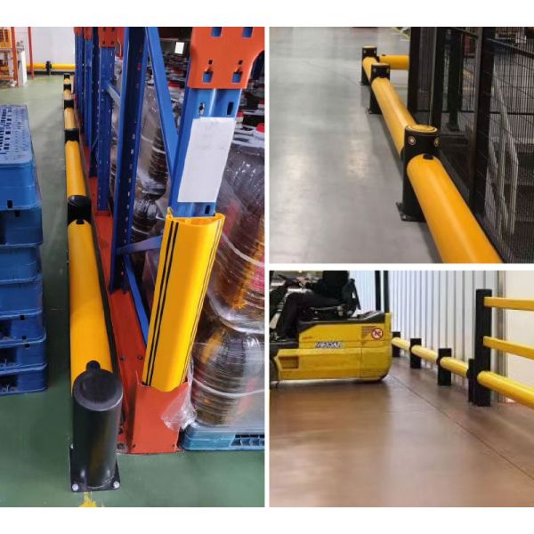 Flexible Pedestrian Barrier Anti-Collision Guardrails Warehouse Safety Barrier Traffic Guardrails