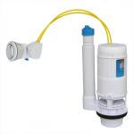 Flush Valve Double Cable Control Compact Design For 2 PC Toilet Dual Flush From