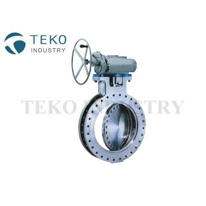 Wholesale Triple Eccentric Gear Operated Butterfly Valve High Temp WC6 WC9 Hard Seated Butt Weld End from china suppliers