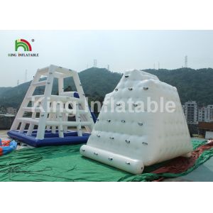 0.9mm PVC Tarpaulin 3 x 2m Inflatable Water Toy / Inflatable Floating Iceberg