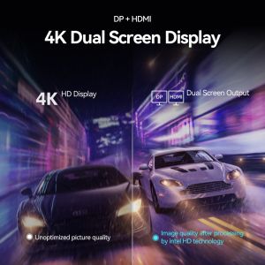 Gaming Mini PC With Intel Core Processors Dual LAN Dual DDR4 RAM And Cooling Fan