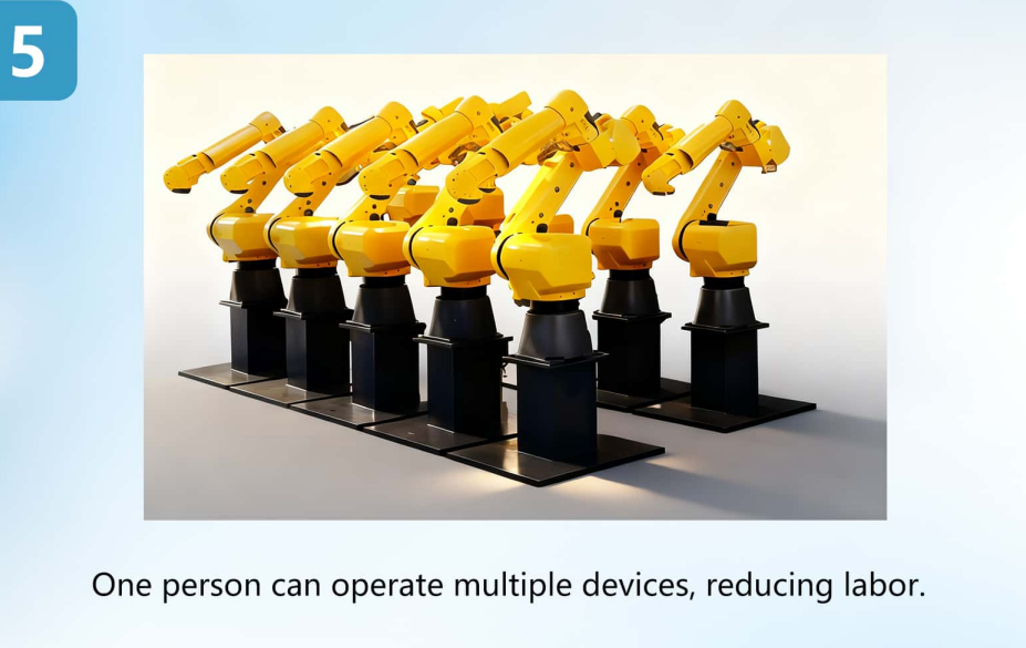 Fully Automatic Robotic Grinding Machine with High Safety Level and High Rigidity for Hardware Parts