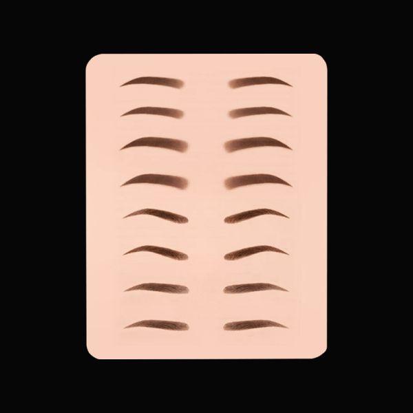 Silicone Blank Permanent Microblading Tattoo Practice Skin 19.2 * 14.3 Cm for makeup practice