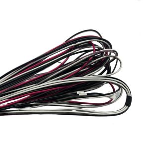 Customizable Speaker Cable With Wires Plastic Housings Terminals Acetate Cloth