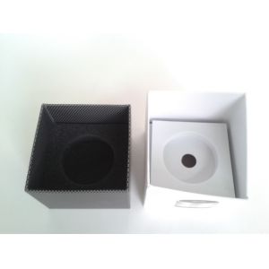 Rigid Mini Bluetooth Speaker Electronics Packaging , Hot Stamping Coated Paper