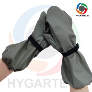 Wholesale Warm And Unisex PU &amp; Polyester Waterproof Windproof Skiing Gloves from china suppliers
