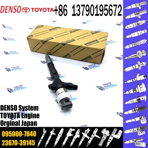 Common Rail Injector 23670-39145 095000-7040 Injector For TOYOTA 2KD-FTV, D-4D, TRH2 Injector Nozzle 23670-39145 095000-