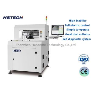China Touch Screen Automatic Curve PCB Router Using Sycotec Spindle on sale