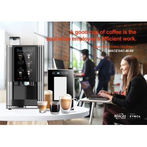 Self Service Automatic Fresh Milk Coffee Vending Machine 220V 50Hz