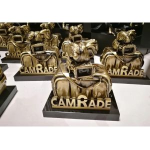 Bags And Cameras Custom Tophy Cup As Souvenirs Or Gifts For Clients