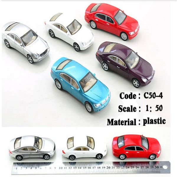 Quality 1:75 scale ABS plastic model painted car toy for architectural miniature kits for sale