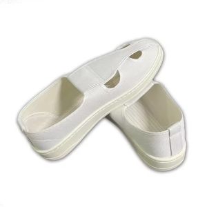 White Non-slip SPU Sole Anti-Static Clean Room ESD Shoes Dust-Free Cleanroom