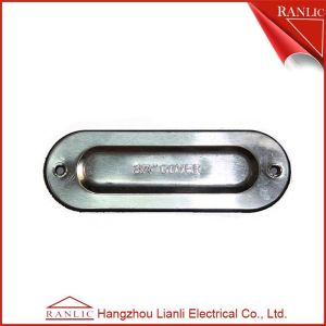 Aluminum Punching / Die Casting Conduit Body Cover 1/2" To 4" C/W Screws , Size