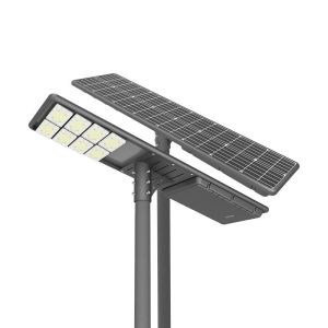 120w 140*70deg Solar Street Light With LiFePO4 Battery 537.6WH >100,000 Hours
