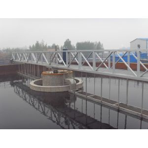 Full Bridge Sludge Scraper System Perimeter Drive Zinc Plated