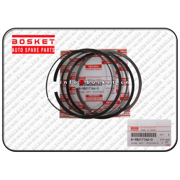 Isuzu Engine Parts 8-98017166-0 8980171660 Standard Piston Ring Set For ISUZU XE