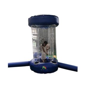 Wholesale Air Sport Game Grab Cube Catching Machine Inflatable Cashing Machine Money Booth For Market from china suppliers