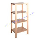 Customized MDF display stand with shelves from manufacture
